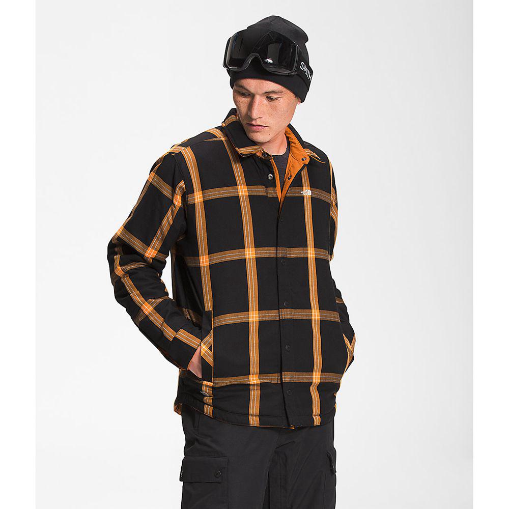 The North Face Fort Point Insulated Flannel Ανδρικα Σακάκι - Πορτοκαλι (EFVY17354)